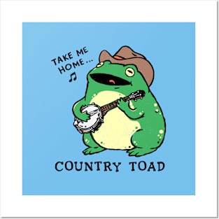 Country Toad Posters and Art